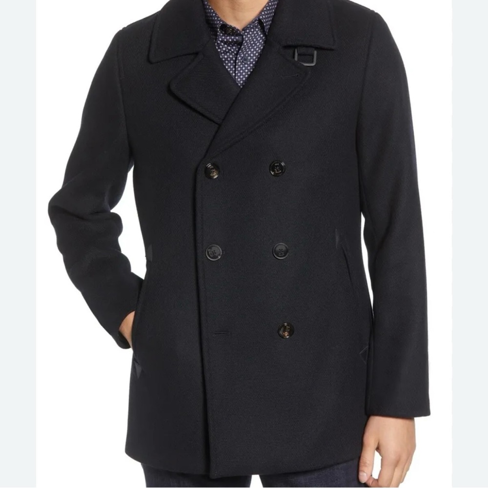 Ted Baker London Men’s Wool Pea Coat